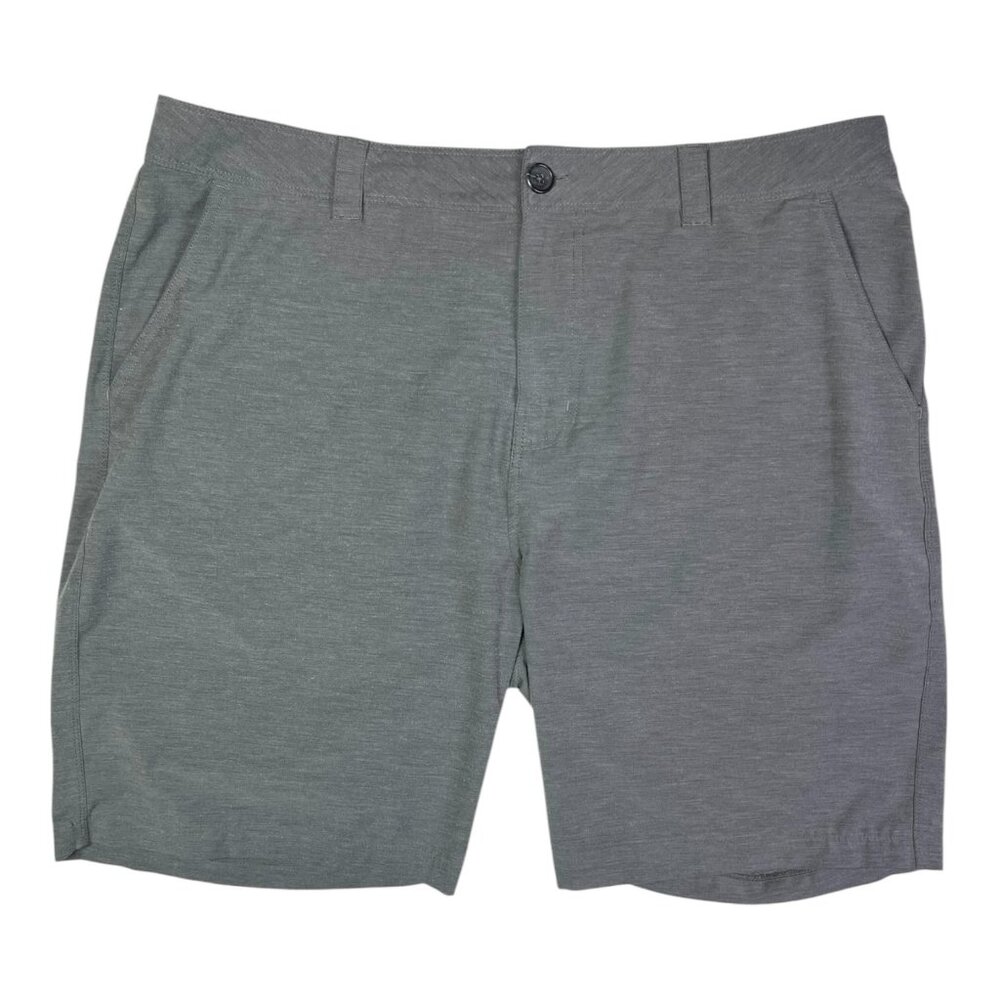 Prana Size 40 Rotham Short Grey Textured